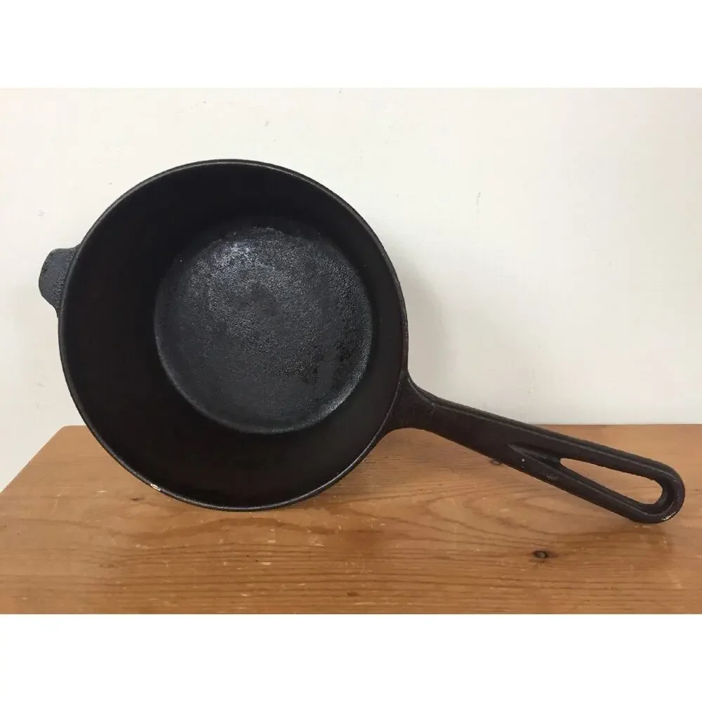 Vintage Classic Brand Seasoned Cast Iron Soup Sauce Bean Pot Cookware 7